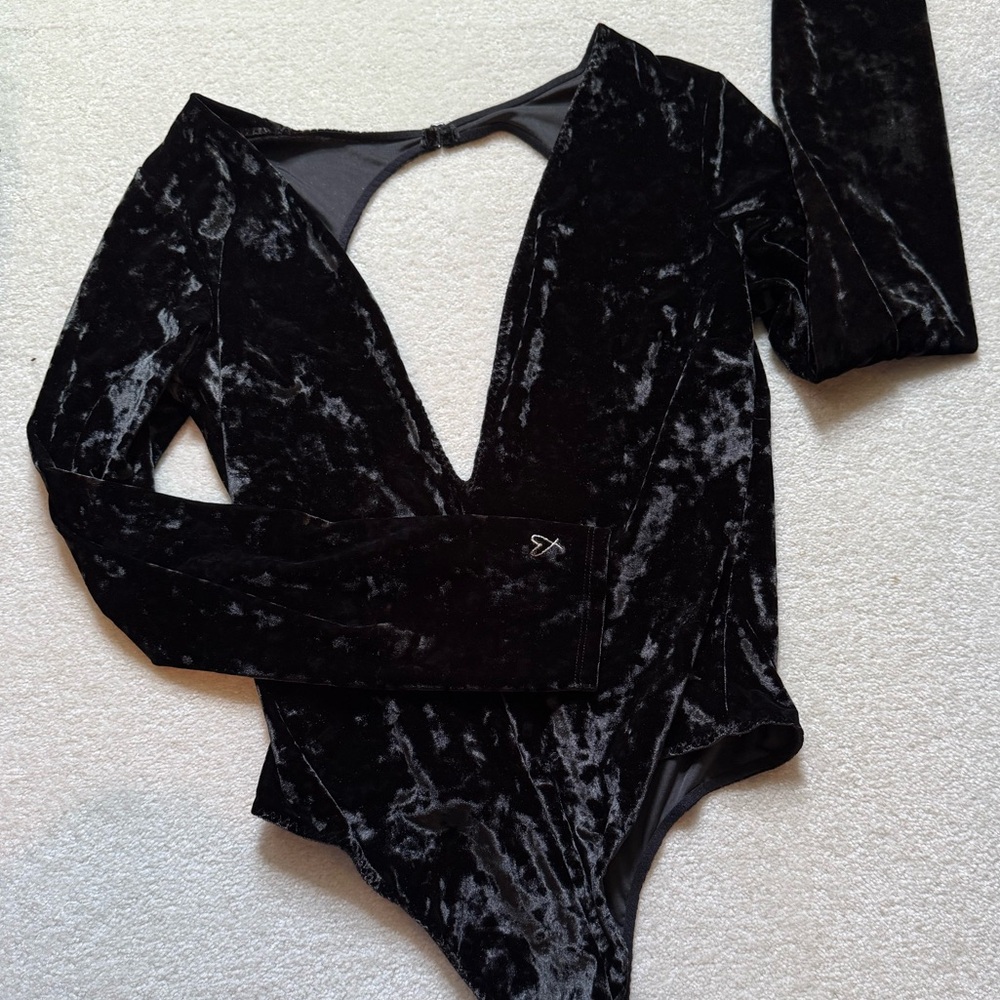 Victoria’s Secret Crushed Velvet Bodysuit
